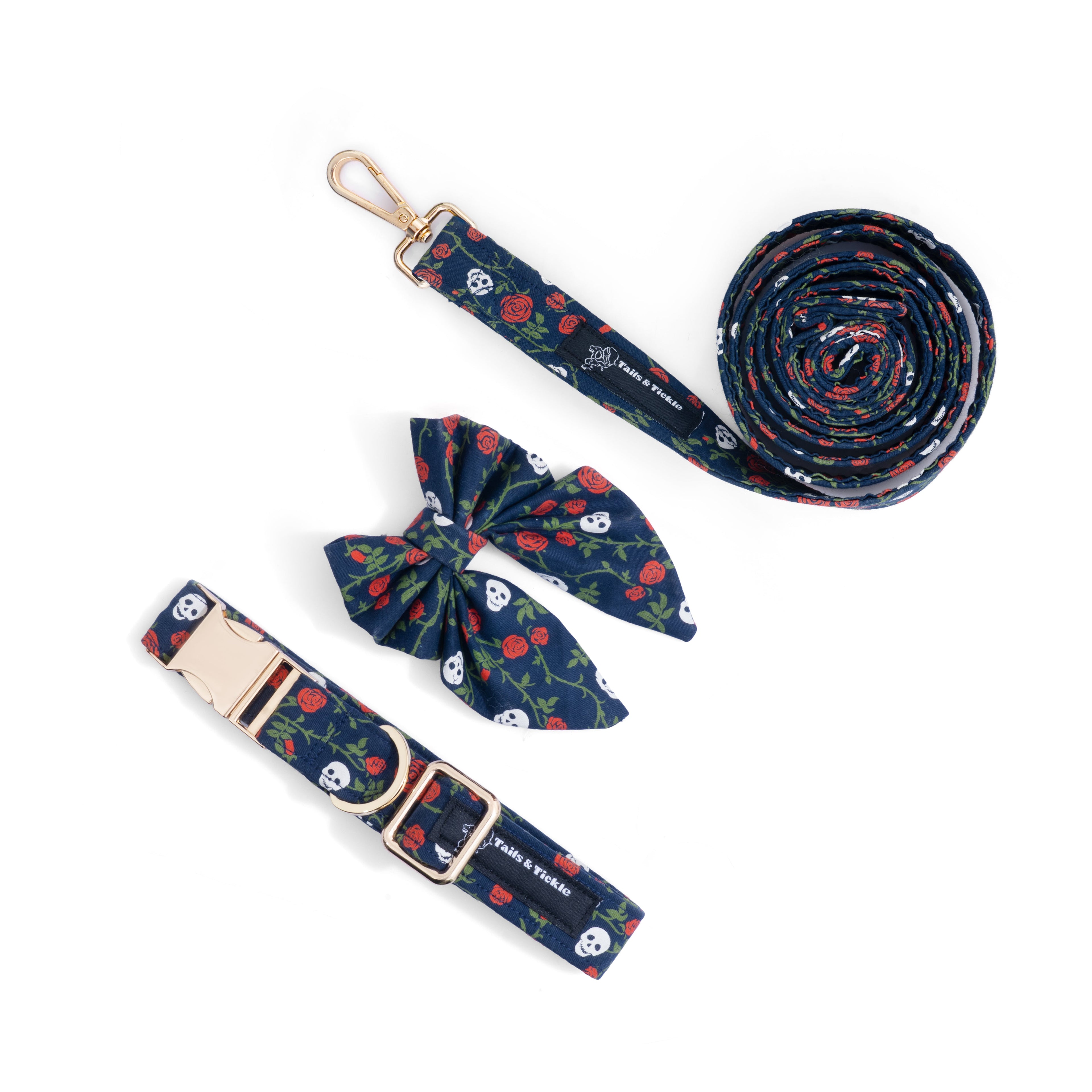 Collar+leash+saliorbow