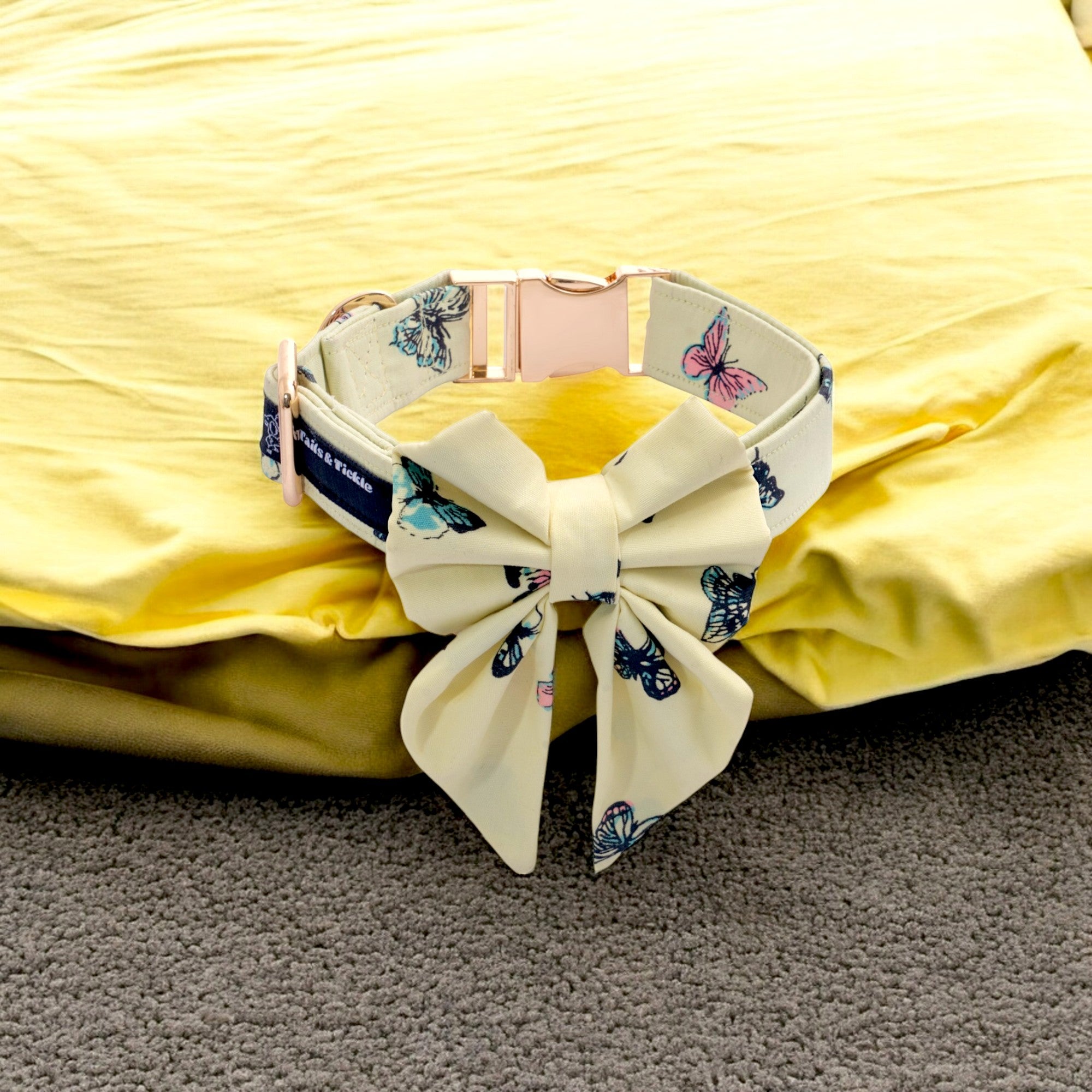 Butterfly Bliss Collar+Leash+Salior Bow