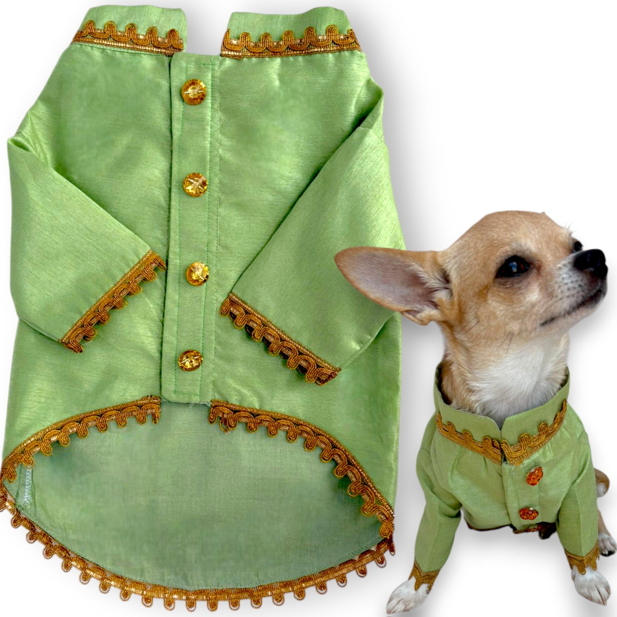 Green Sherwani → Emerald Charm Sherwani 🍃