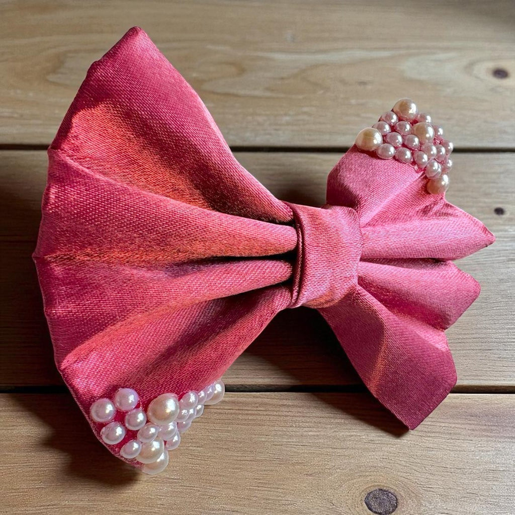 Pearl bow(Pink)