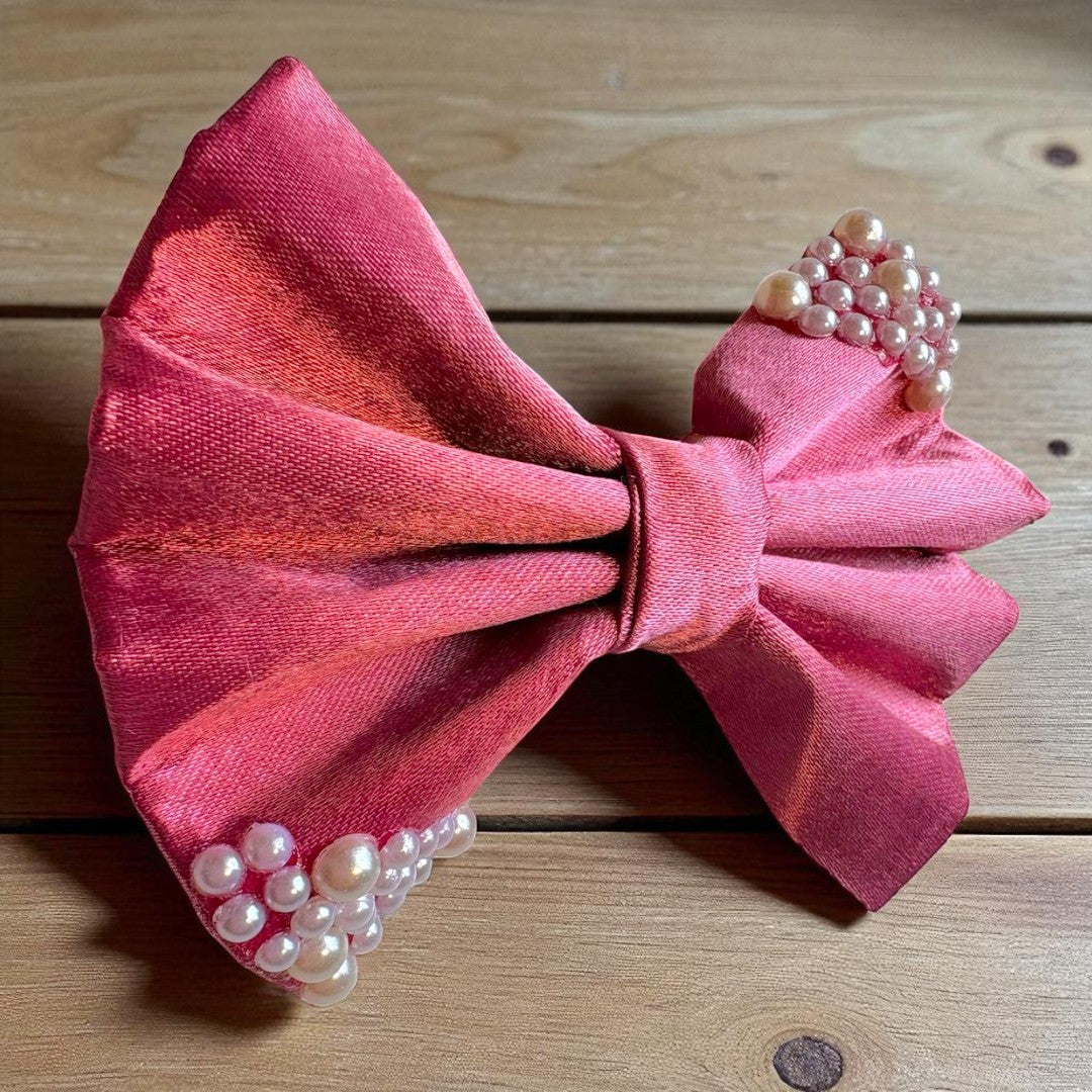 Pearl bow(Pink)