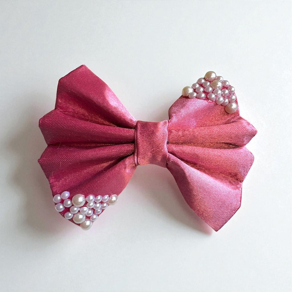 Pearl bow(Pink)