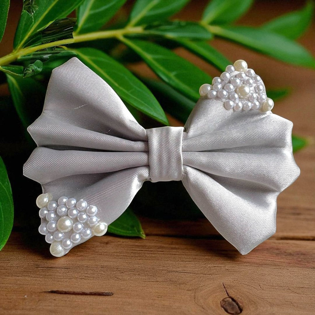 Pearl Bow (silver)