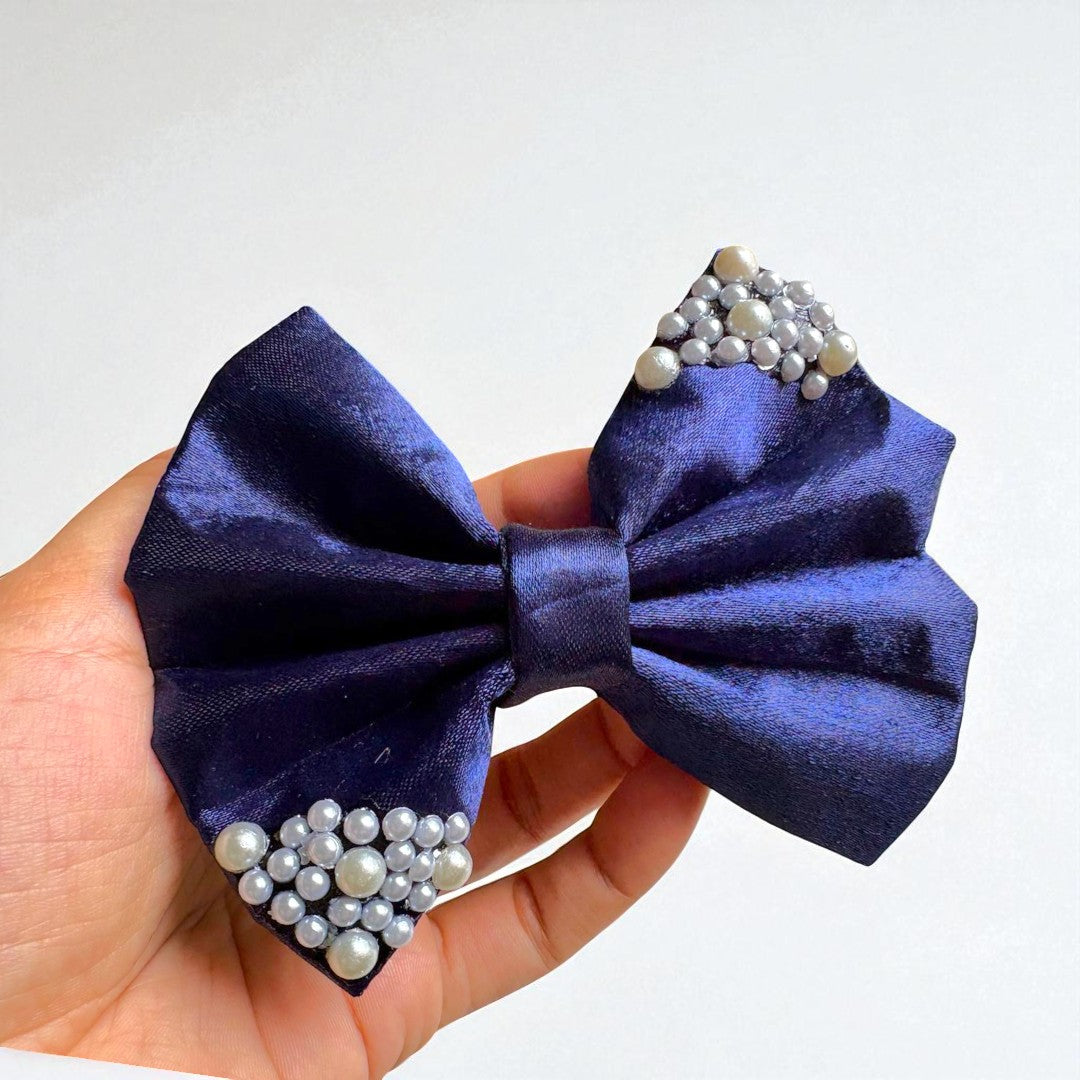 Pearl Bow (blue)