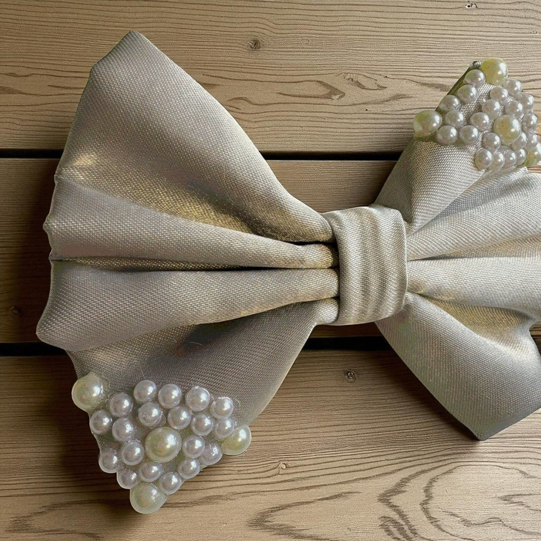 Pearl Bow (silver)